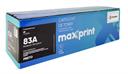 Toner Compatível CF 283A Preto Maxprint 83A para impressora Laserjet Pro M125 M125FW M125A M126 M126A M127 M127FW M127FN M201 M225 CF83A HP83A
