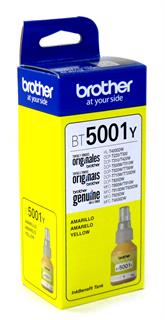 Refil de Tinta Original Brother Amarelo BT5001A