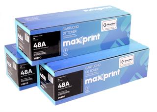 Toner Maxprint CF248A na Caixa com 3 Toners