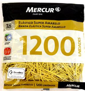 Elástico Amarelo Número 18 com 1200 unidades