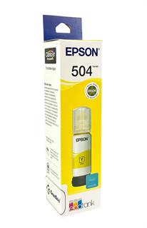 Refil de Tinta Original Epson 504 Amarelo
