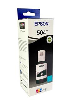 Refil de Tinta Original Epson 504 Preto