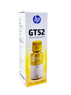 Refil de Tinta Original HP GT52 Amarelo
