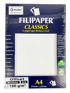 Papel Sulfite GRAMATURA 180 A4 Filipaper