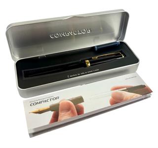 Caneta Tinteiro Gold Black-Azul