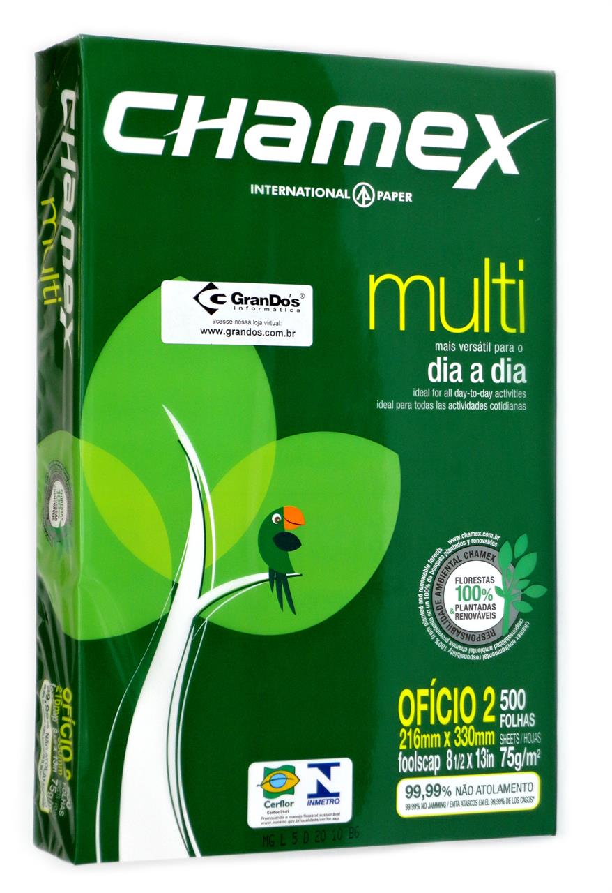 GranDo's Informática - Papel Sulfite Chamex Ofício 2