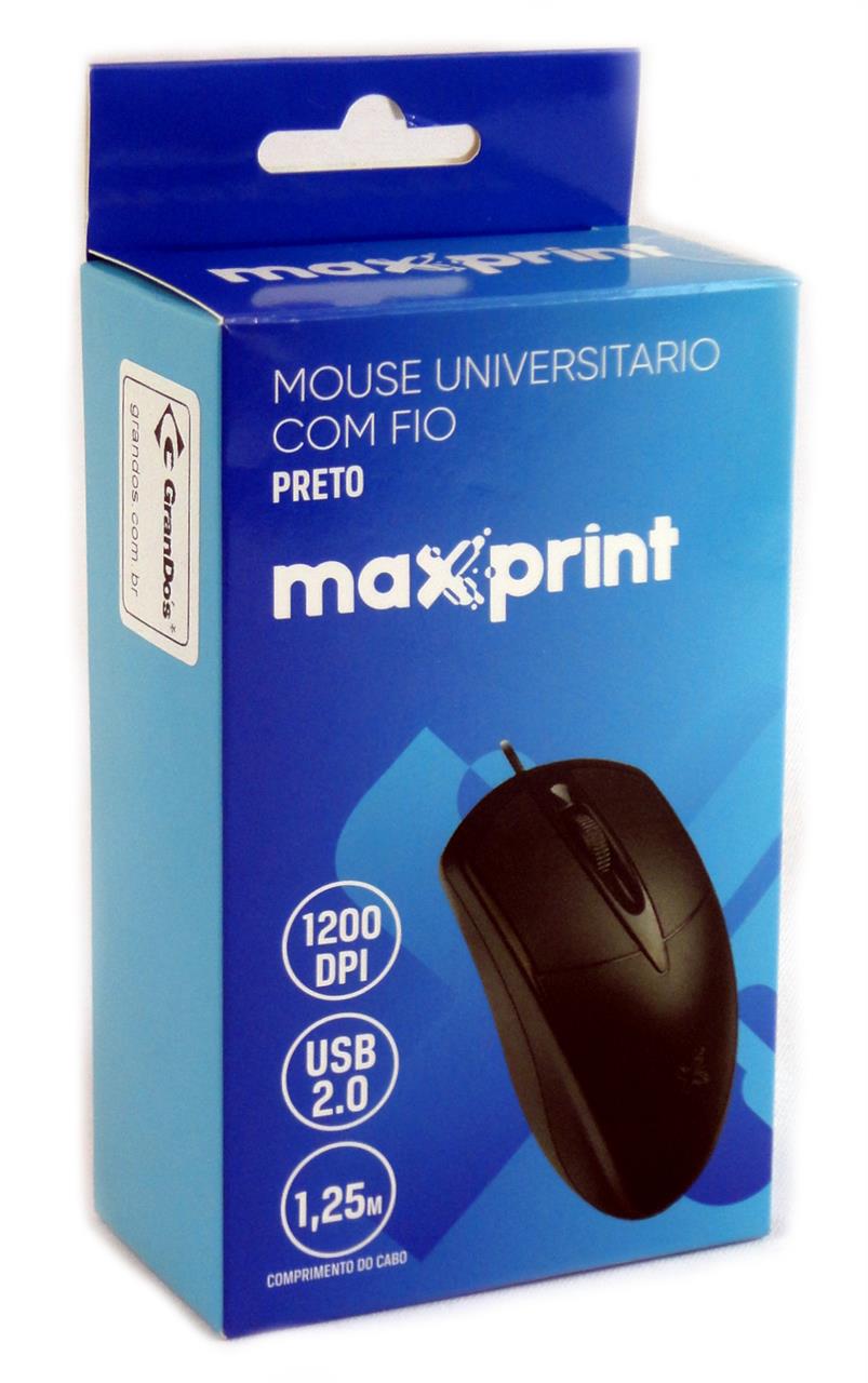 Mouse Usb Maxprint Universitário