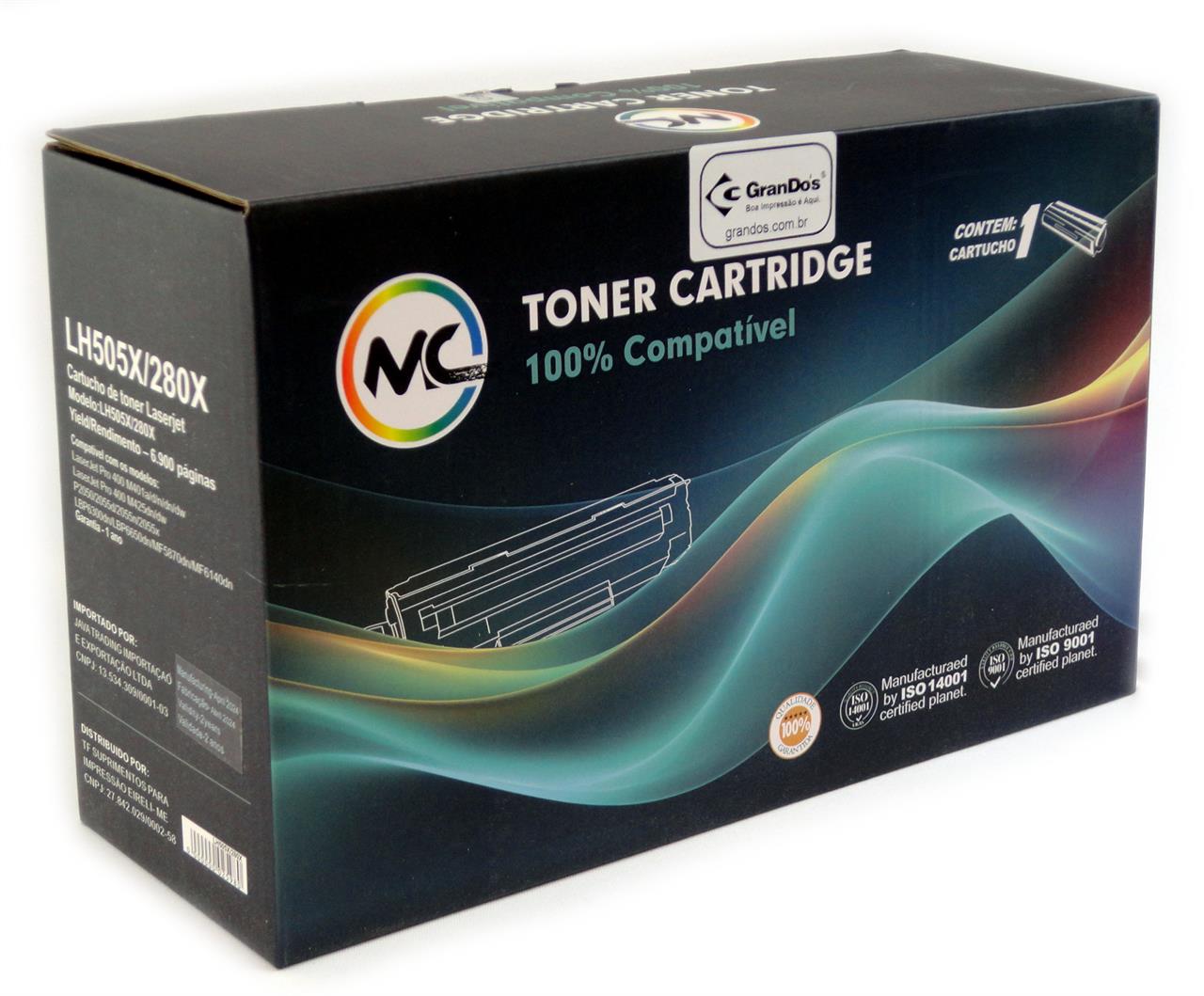 Toner Microcolor CE505X CF280X Rende 6900 Páginas