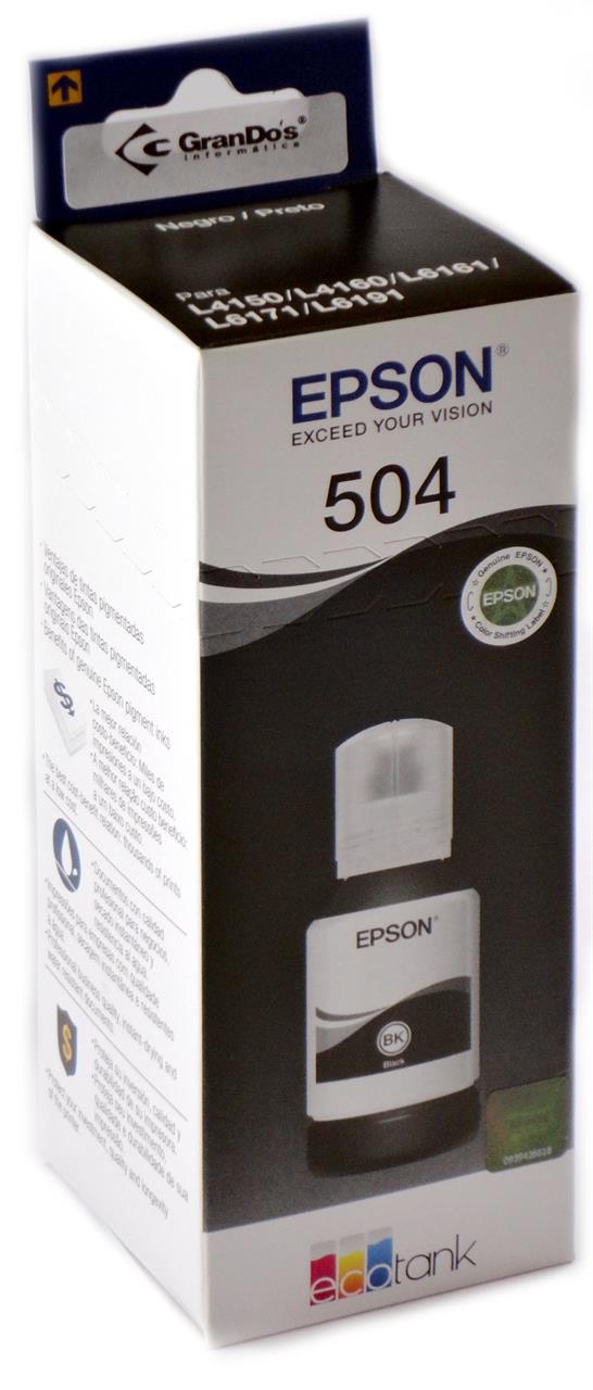 Original Epson - Refil de Tinta Original Epson 504 Preto