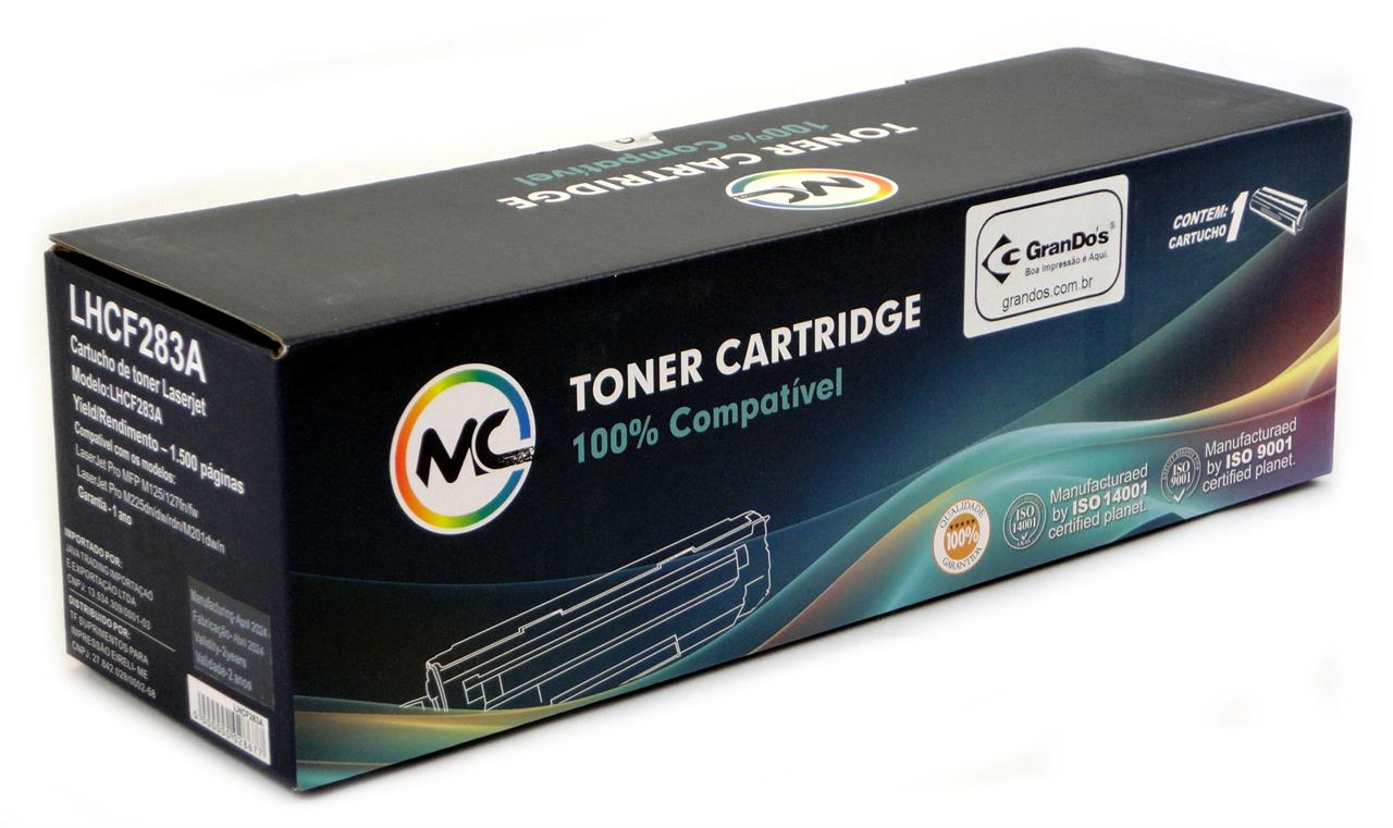 Toner Compatível CF283A Microcolor