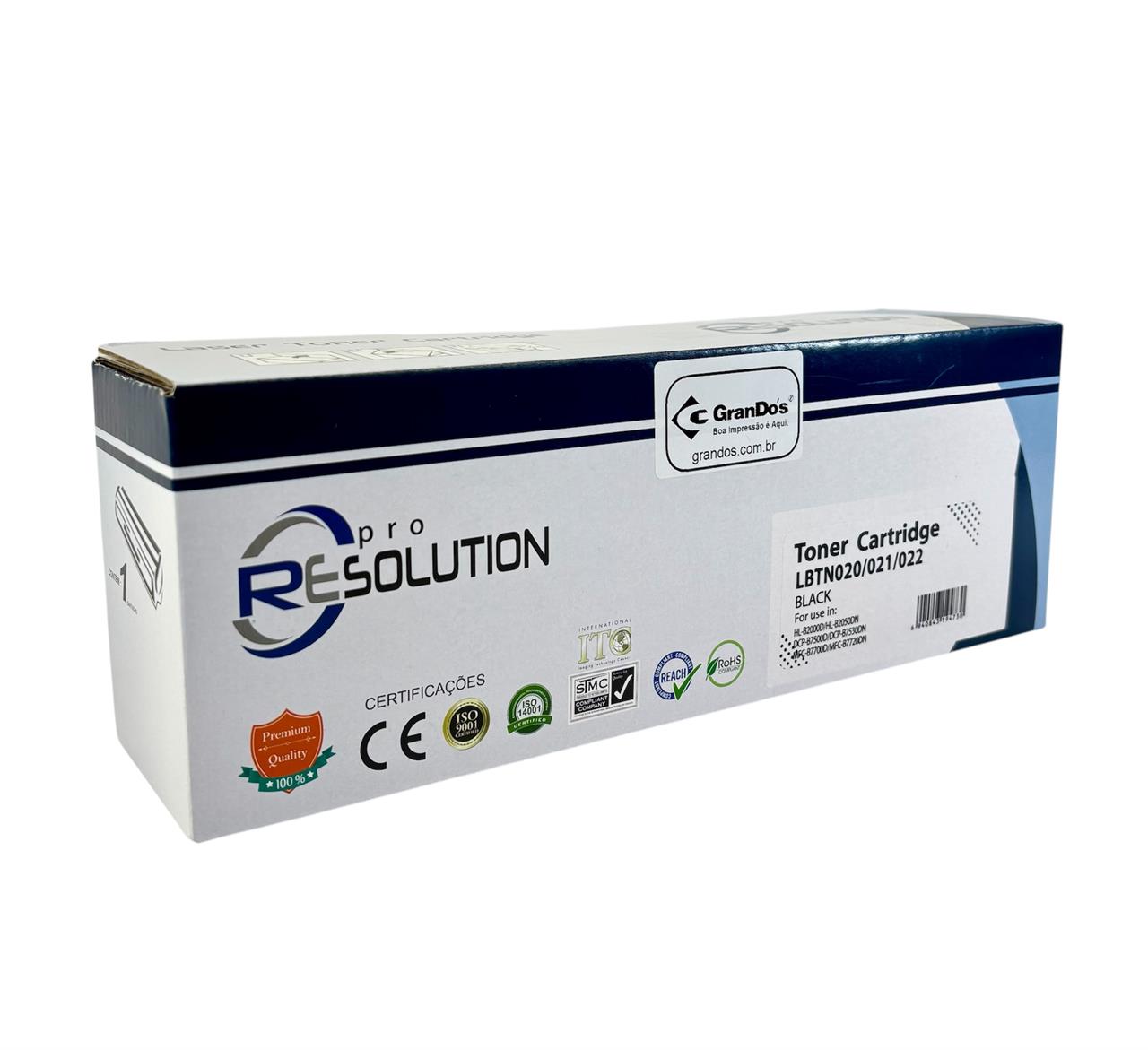 Toner Resolution Brother TNB020 TNB021 TNB022