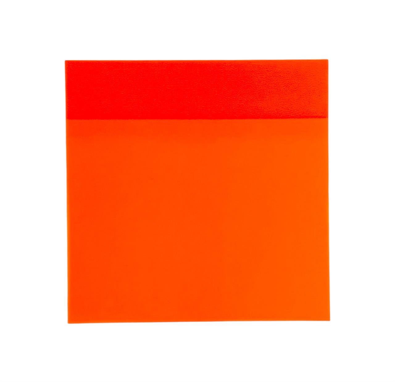 Bloco Adesivo Laranja Neon 76mm X 76mm 50 Folhas