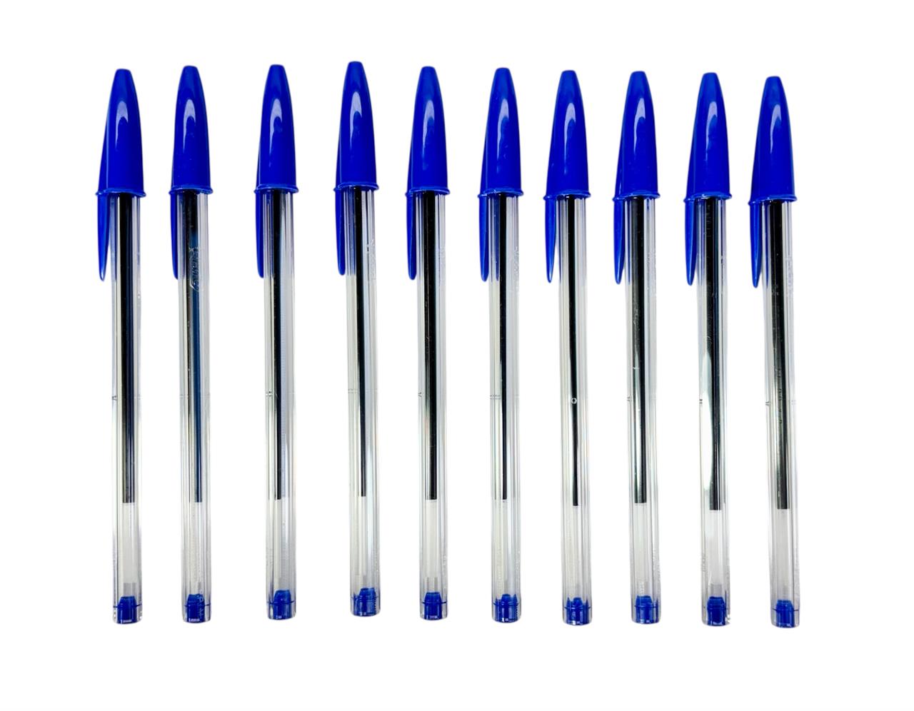Caneta Esferográfica Bic Cristal com 10 unidades AZUL