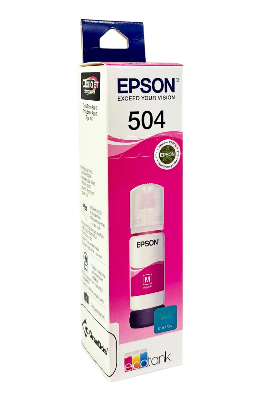 Refil de Tinta Original Epson 504 Magenta