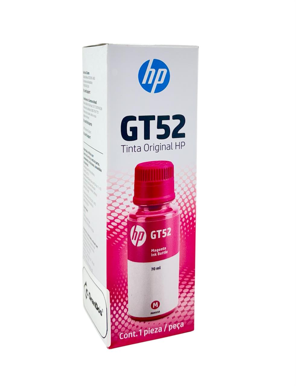Refil de Tinta Original HP GT52 Magenta