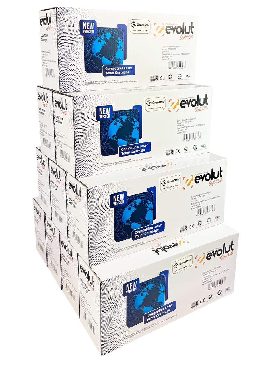 Toner Evolut 105A na Caixa Com 10 Toners