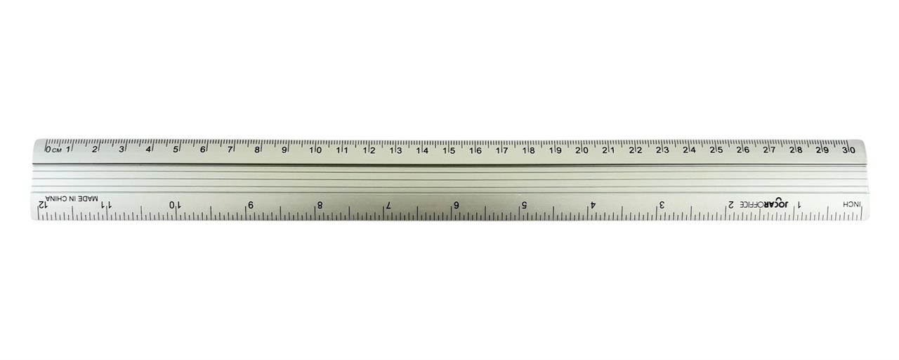 Régua Alumínio 30cm Jocar