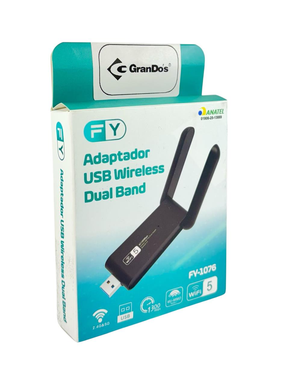 Adaptador Wifi Usb Dual Band 1300Mbps